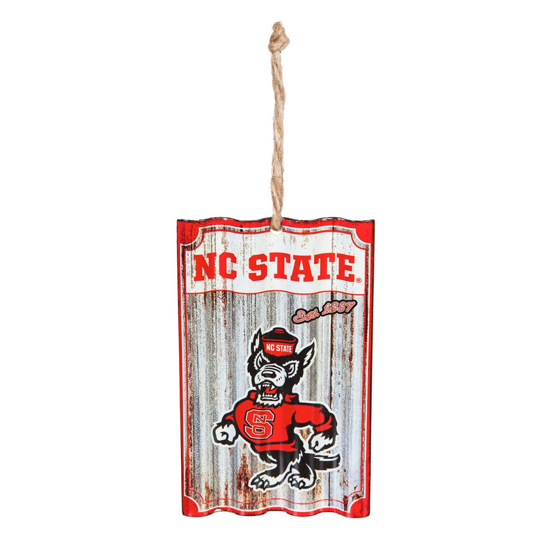 Team Sports America North Carolina State Wolfpack Corrugated Metal Ornament