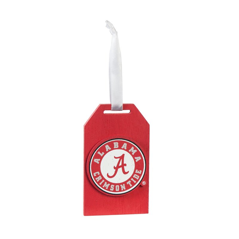 Evergreen University of Alabama,Gift Tag Ornament, 3'' x 0.9 '' x 5'' inches