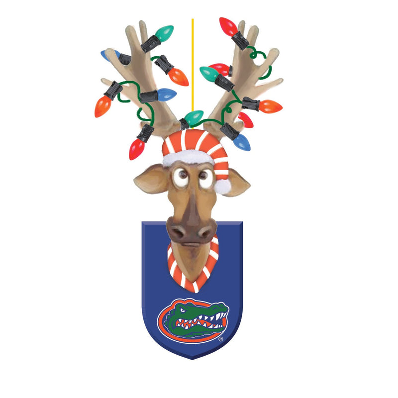 University of Florida, Resin Reindeer Ornament Officially Licensed Decorative Ornament for Sports Fans