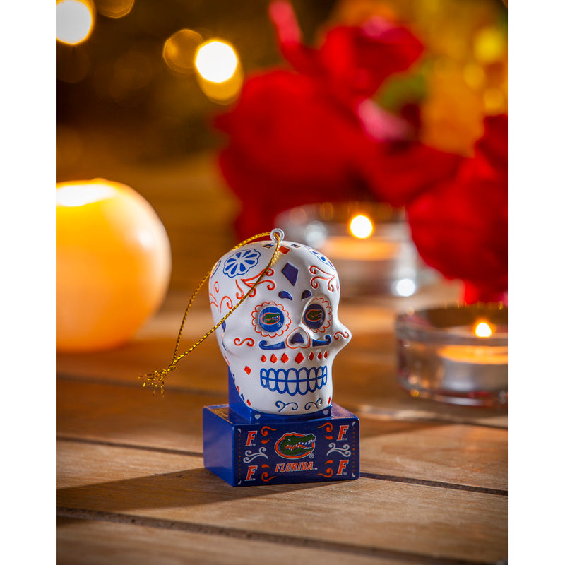 University of Florida, Sugar Skull Orn,3ot939sk