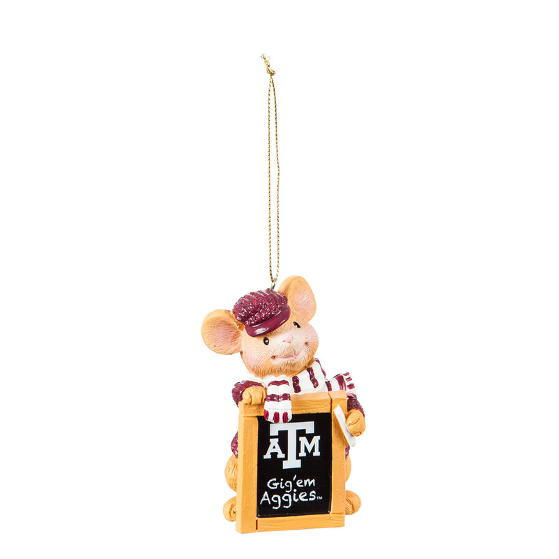 Texas A&M, Holiday Mouse Ornament Officially Licensed Decorative Ornament for Sports Fans Ornament