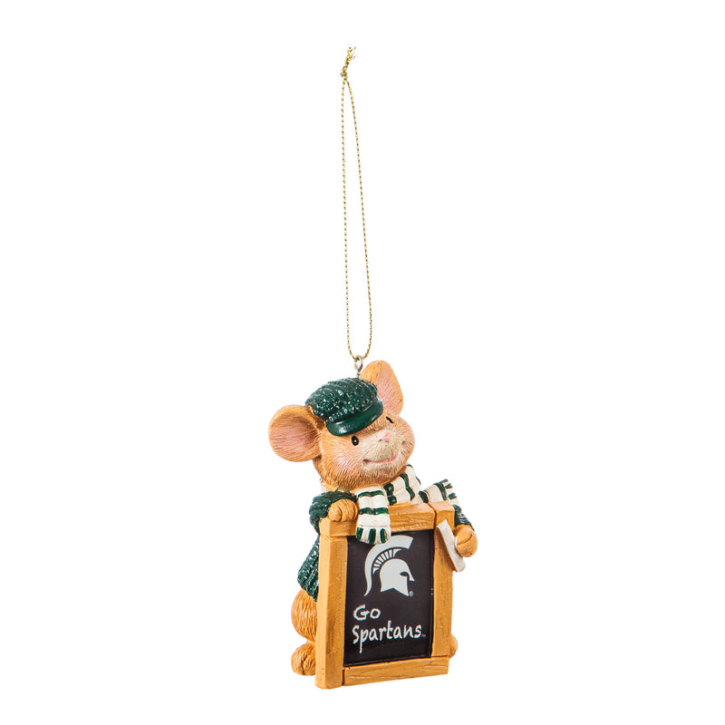 Michigan State University, Holiday Mouse Ornament,3ot971mou