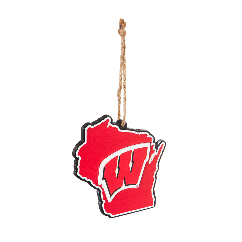 University of Wisconsin-Madison, State Ornament,3ot984state