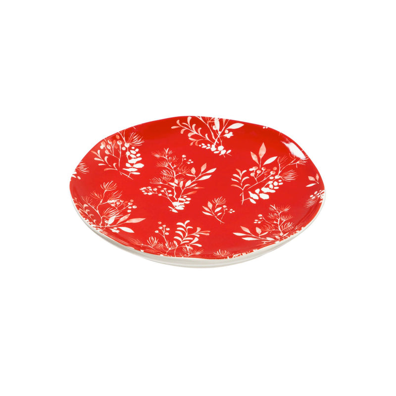 Ceramic, 8'' Salad Plate, Christmas Heritage,3psh7728