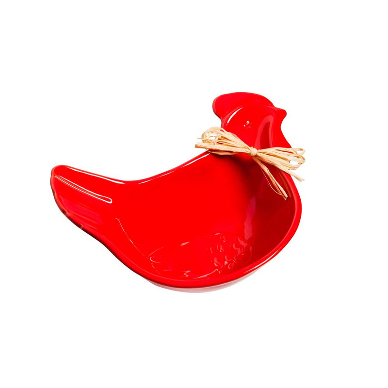 Rooster Ceramic Shaped Bowl,3sbl6001