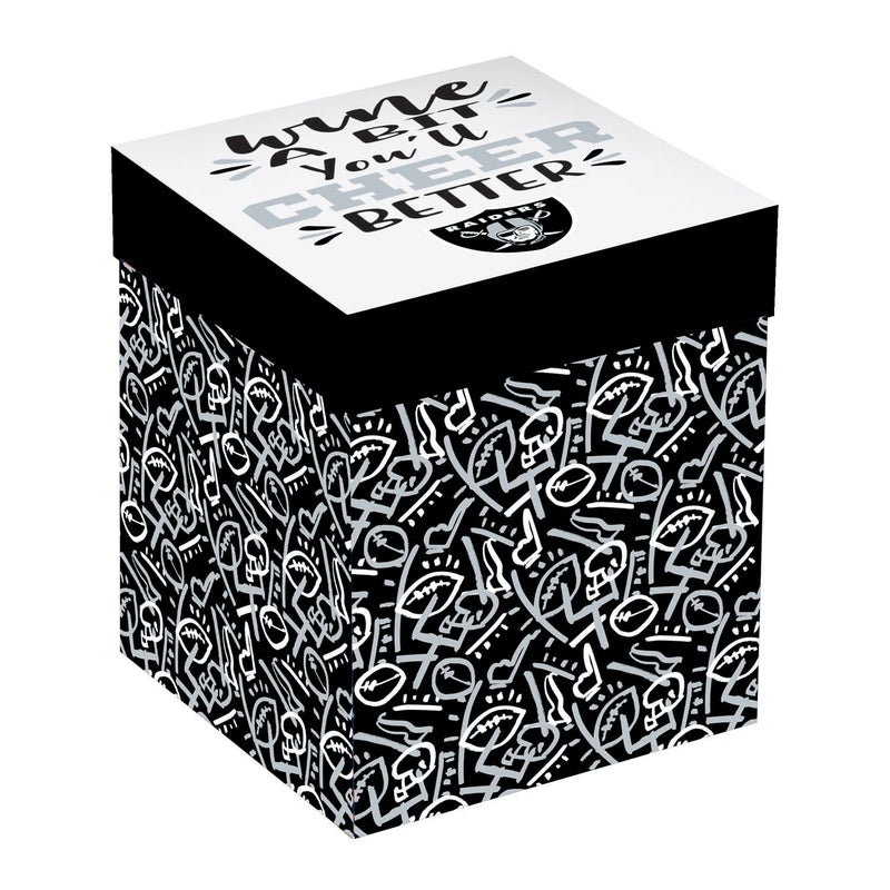 Las Vegas Raiders, 17oz Boxed Stemless Wine,3sl3822