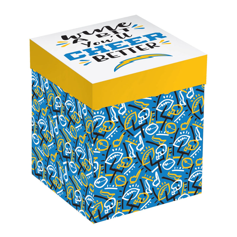 Los Angeles Chargers, 17oz Boxed Stemless Wine,3sl3825