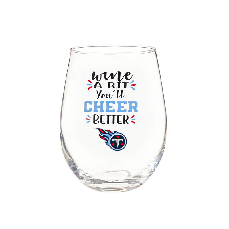 Tennessee Titans, 17oz Boxed Stemless Wine,3sl3830