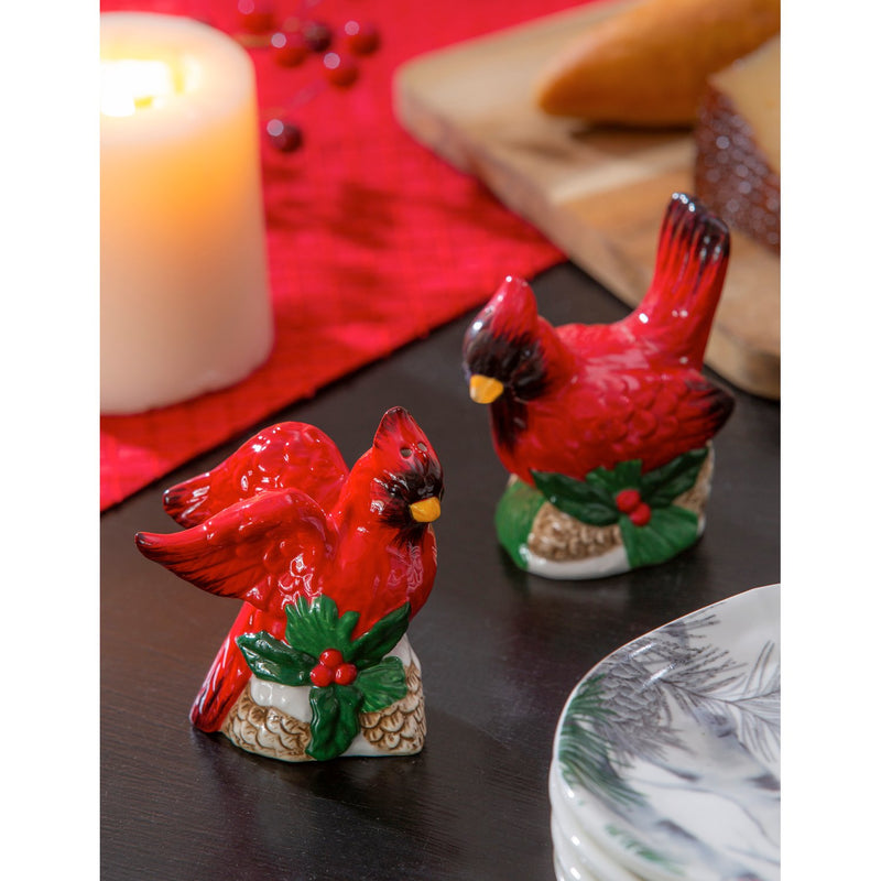 Salt and Pepper Shaker Set, Cardinal,3spc067