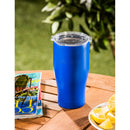 Stainless Steel Beverage Cup, 24 oz., Blue,3ssb4001