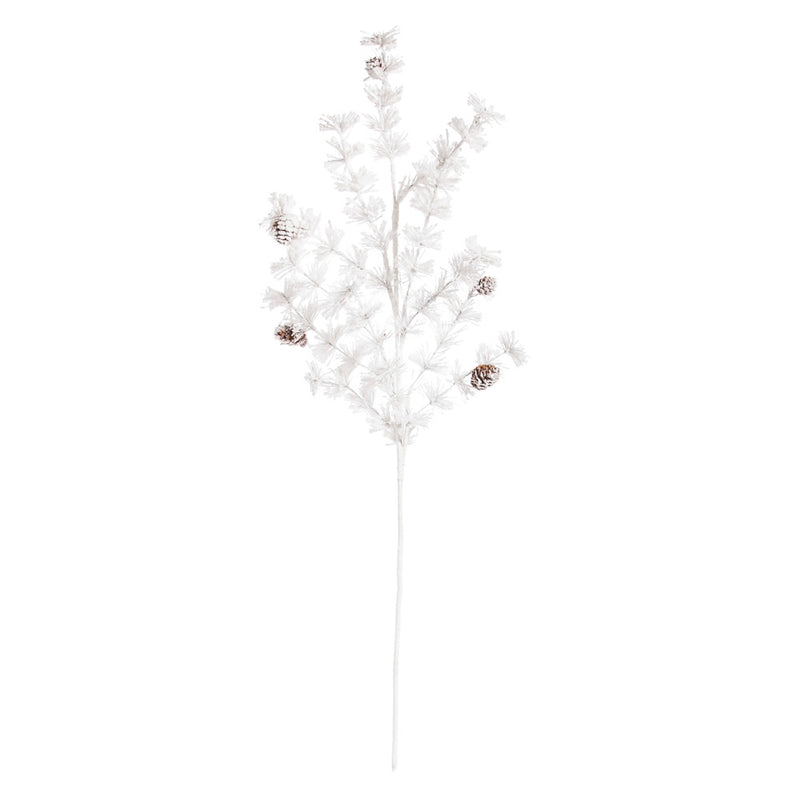 Cypress Home Winter White Tree Decor, 10.2'' x 3.9'' x 35'' inches