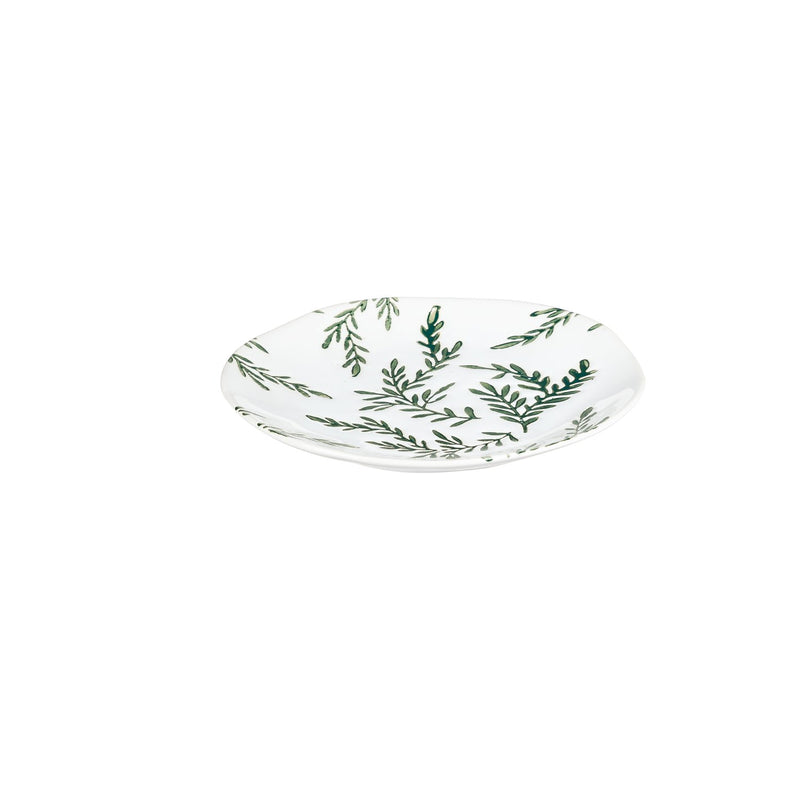 Ceramic 6'' Appetizer Plate, Olive Market, Set of 2,3tsh7868a