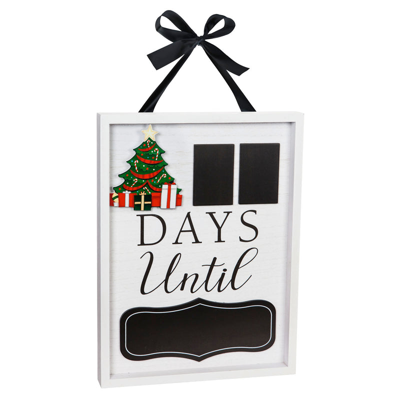 "Days Until" Wood Countdown Sign Wall Décor