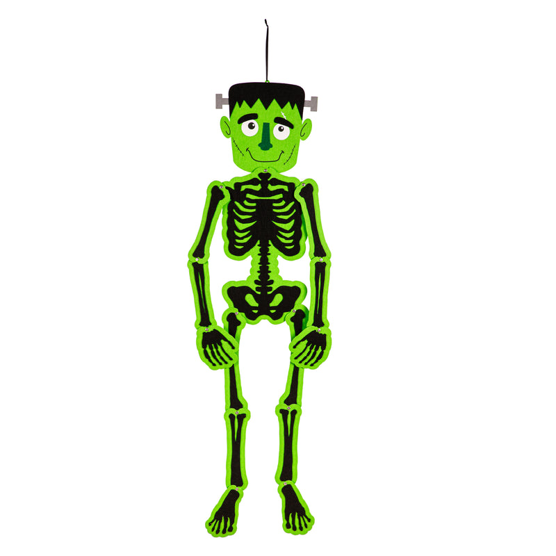 Posable Boo Buddy Halloween Skeleton Hanging Décor,401259b