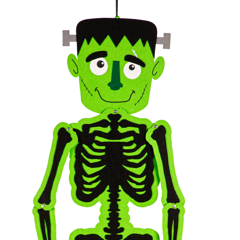 Posable Boo Buddy Halloween Skeleton Hanging Décor,401259b