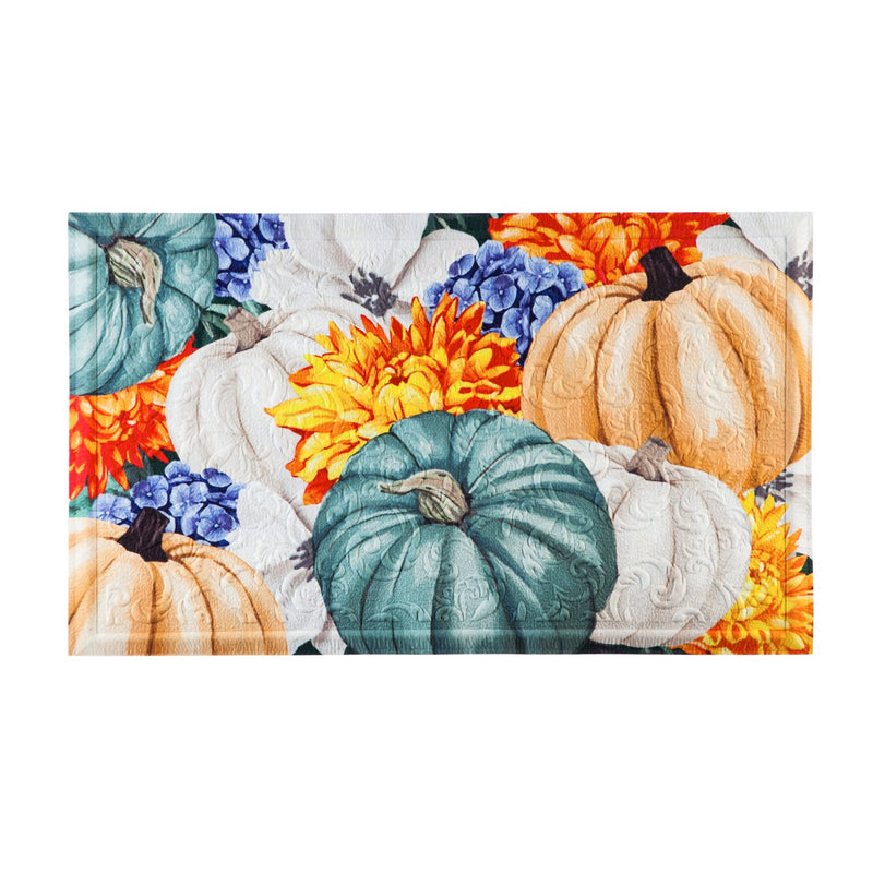 Soft Autumn Pumpkins Embossed Floor Mat,41em2504