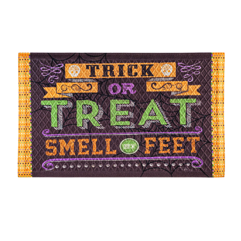 Trick or Treat Smell My Feet Embossed Floor Mat,41em2706