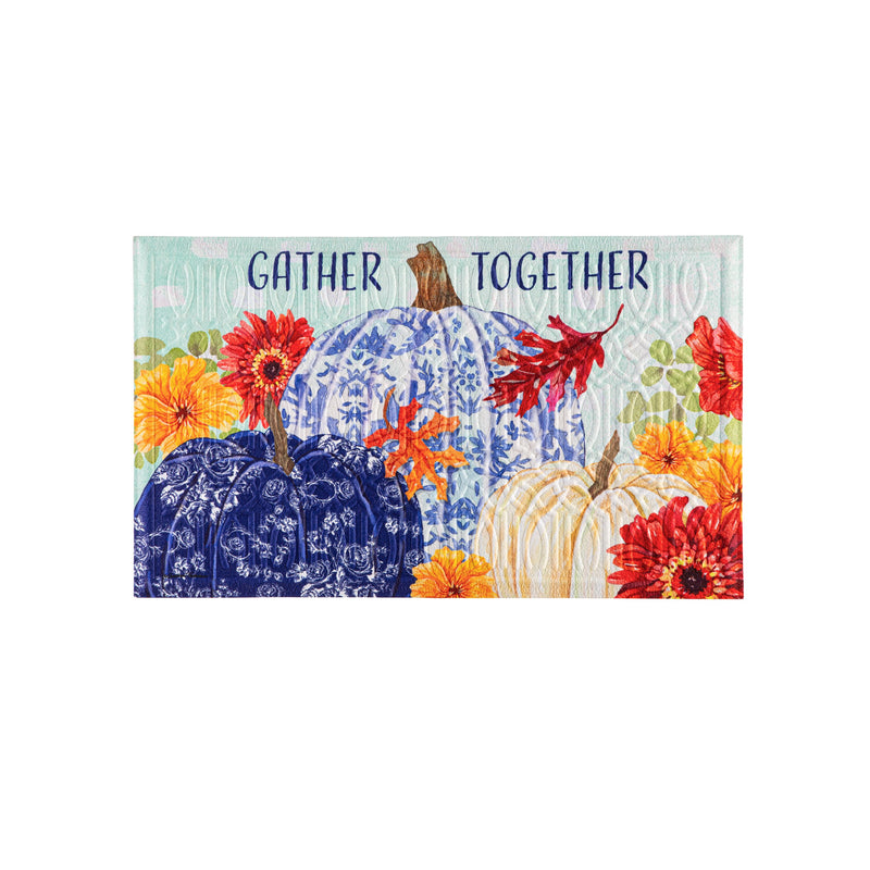 Changing Seasons Pumpkins Embossed Mat,41em2750