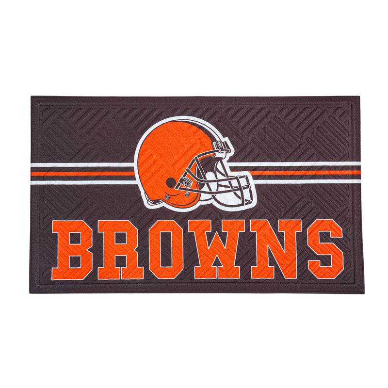 Embossed Mat, Cross Hatch, Cleveland Browns,41em3807ch