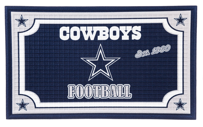 Embossed Door Mat-Dallas Cowboys,41em3808