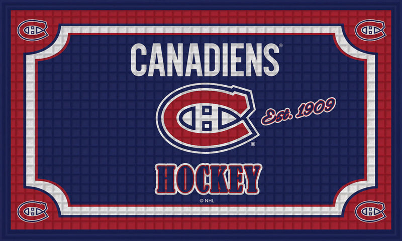 Embossed Door Mat-Montreal Canadiens,41em4364