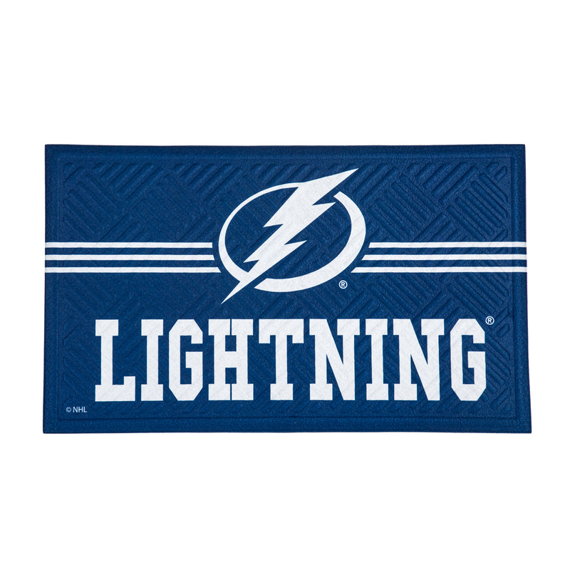 Embossed Mat, Cross Hatch, Tampa Bay Lightning,41em4375ch