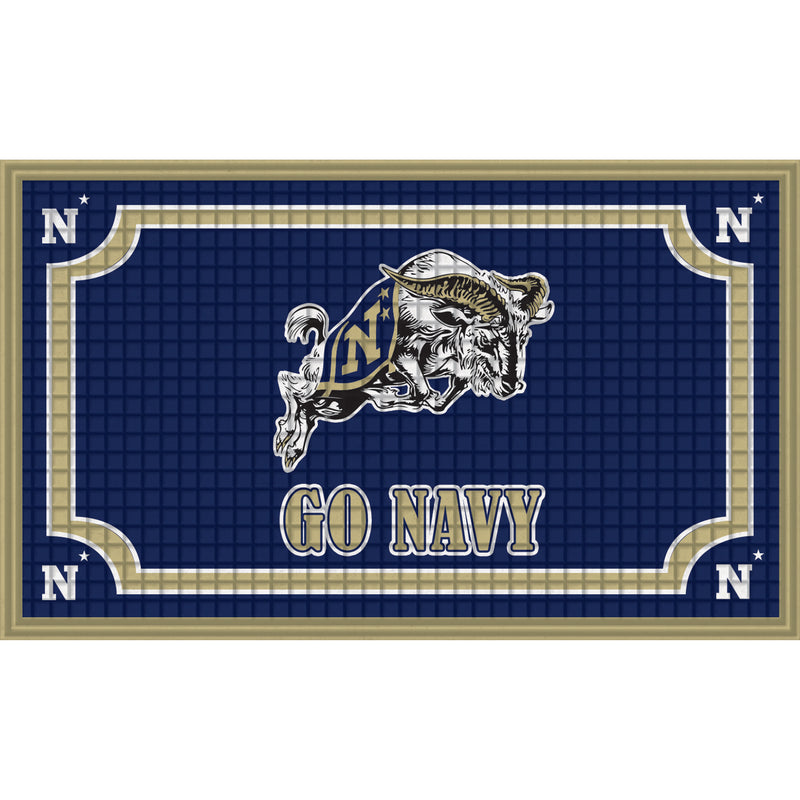 Evergreen Floormat,Embossed Door Mat, US Naval Academy,30x0.25x18 Inches