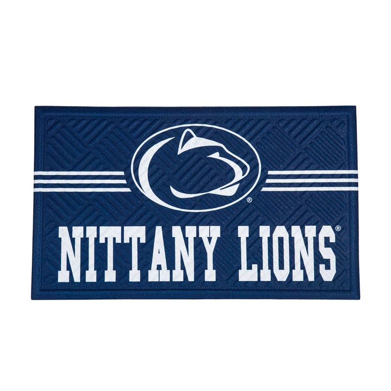 Evergreen Floormat,Embossed Mat, Cross Hatch, Penn State,0.25x30x18 Inches