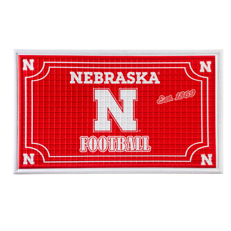 Embossed Door Mat-Nebraska,41em949b