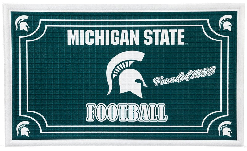 Embossed Door Mat-Michigan State,41em971