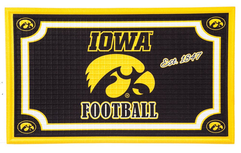 Embossed Door Mat-Iowa,41em980