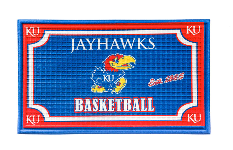 Embossed Door Mat, University of Kansas,41em996