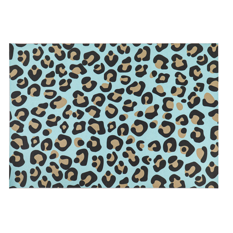 Blue Animal Print Layering Mat,41fm2580ec