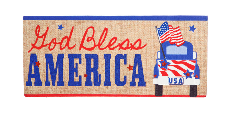 Patriotic Pick-Up Truck Sassafras Switch Mat