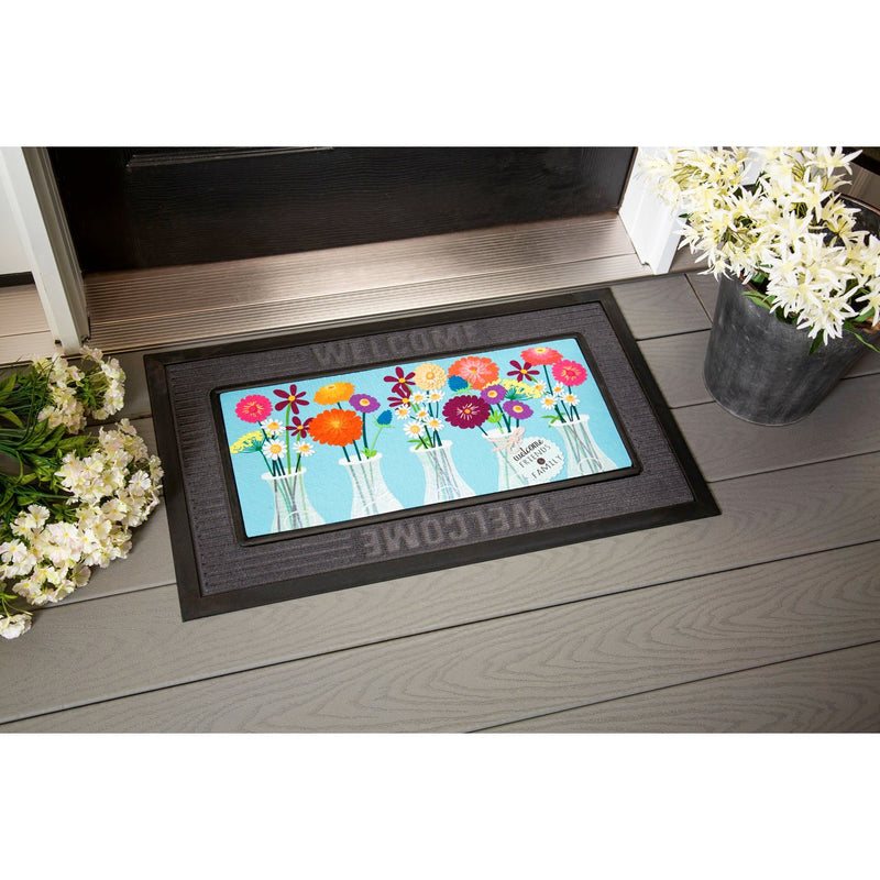 Floral Milk Bottles Sassafras Switch Mat