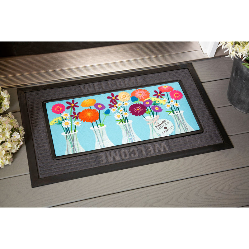 Floral Milk Bottles Sassafras Switch Mat