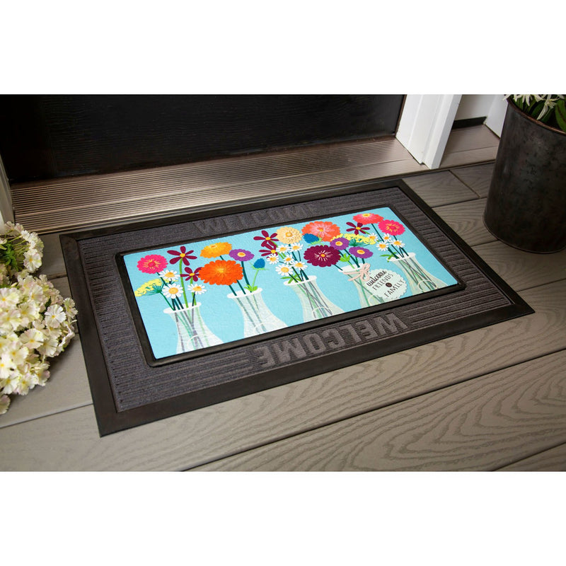 Floral Milk Bottles Sassafras Switch Mat