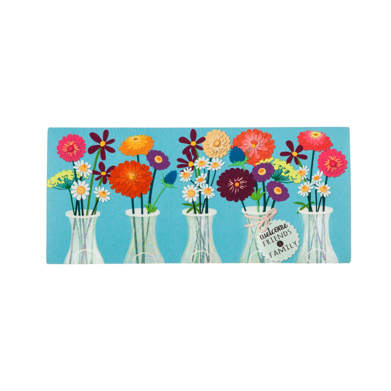 Floral Milk Bottles Sassafras Switch Mat