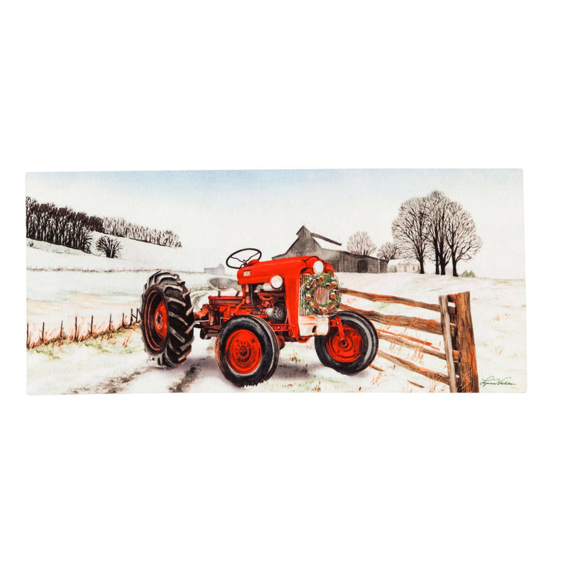 Winter Red Tractor Sassafras Switch Mat