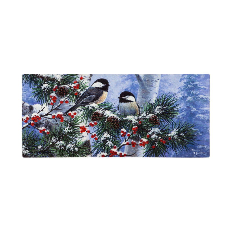 Winter Chickadee Friends Sassafras Switch Mat