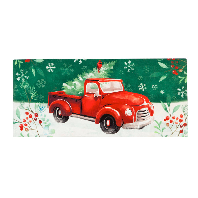 Christmas Heritage Red Truck Sassafras Switch Mat