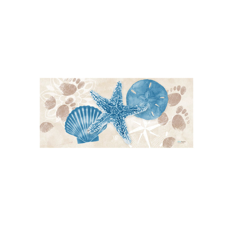 Sand Footprints and Shells Sassafras Switch Mat