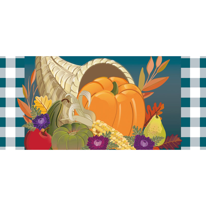 Cornucopia with Checks Sassafras Switch Mat