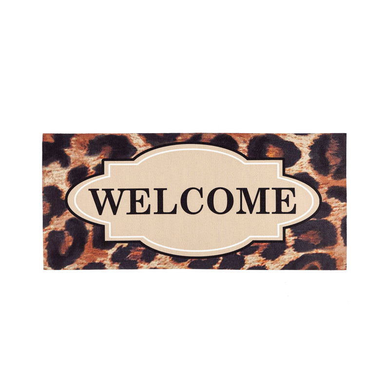 Animal Print Welcome Sassafras Switch Mat