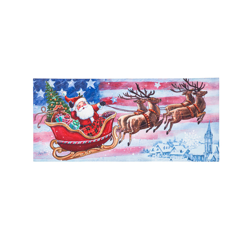 Patriotic Santa Sassafras Switch Mat