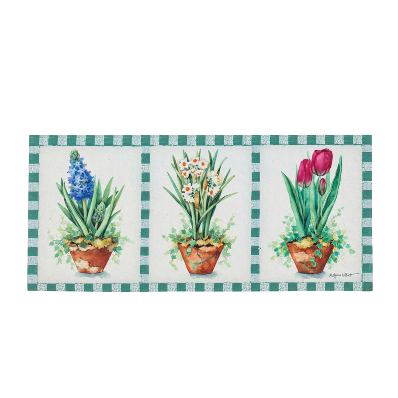 Potted Spring Plants Sassafras Switch Mat