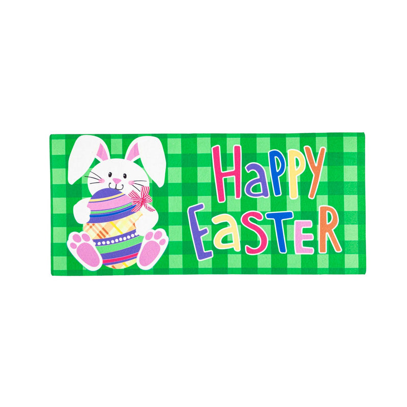 Happy Easter Bunny Sassafras Switch Mat, 22"x0.25"x10"inches