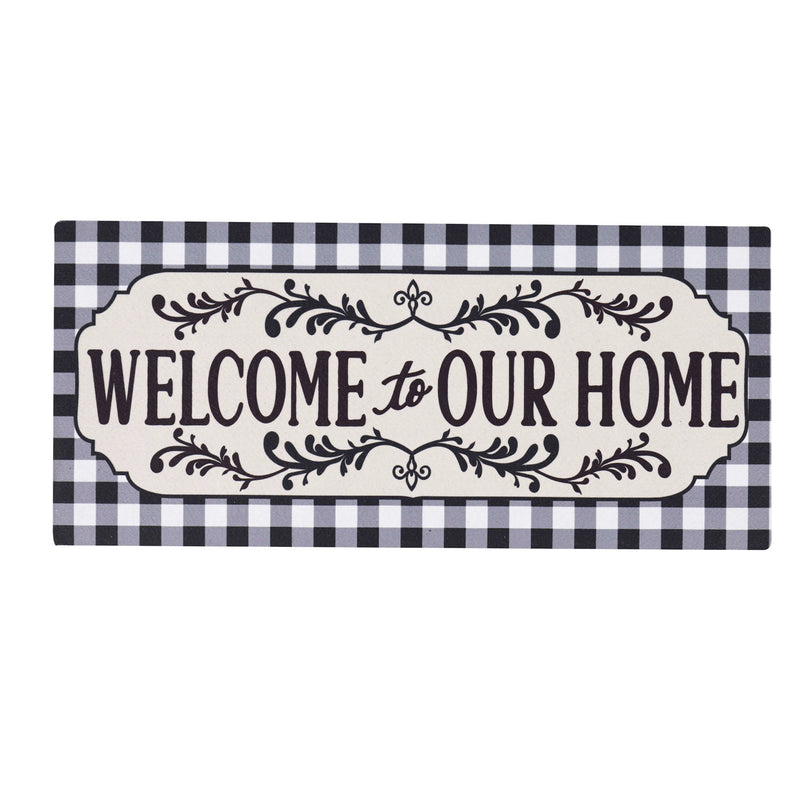 Evergreen Floormat,Classic Welcome Home Sassafras Switch Mat,22x0.2x10 Inches