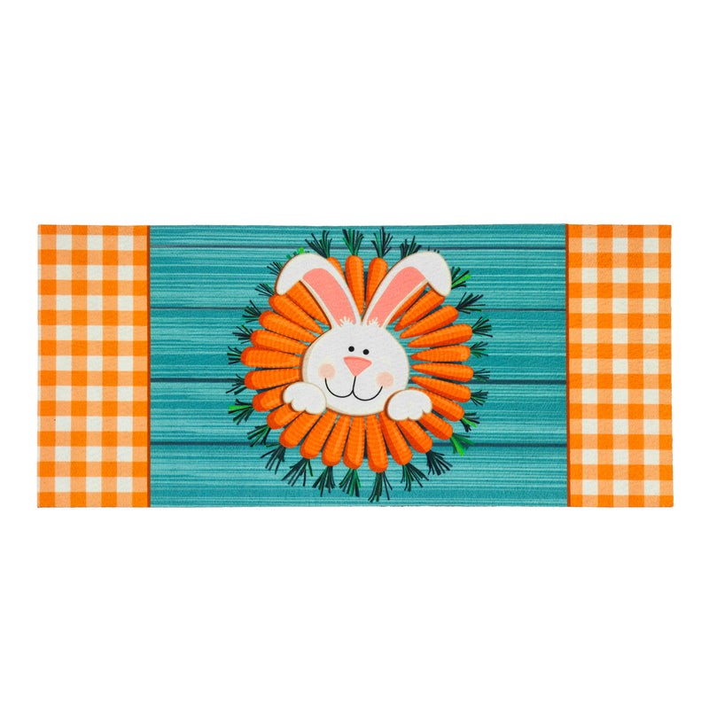 Evergreen Floormat,Carrot Wreath Sassafras Switch Mat,0.25x22x10 Inches