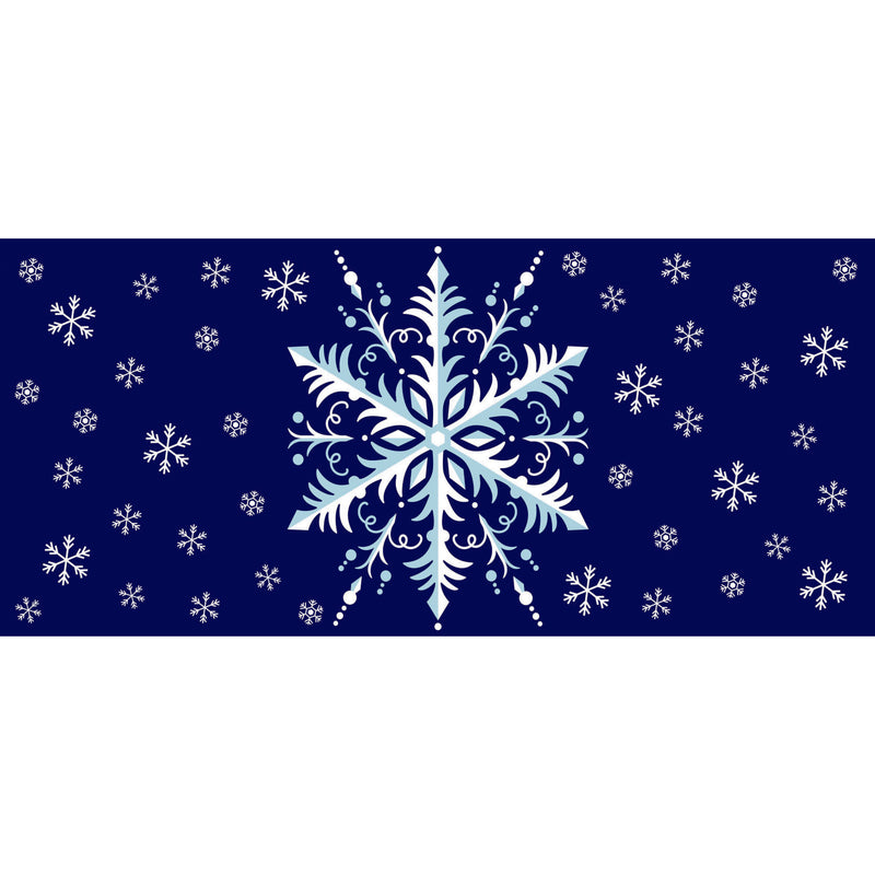 Evergreen Floormat,Snowflake Sassafras Mat,0.2x22x10 Inches